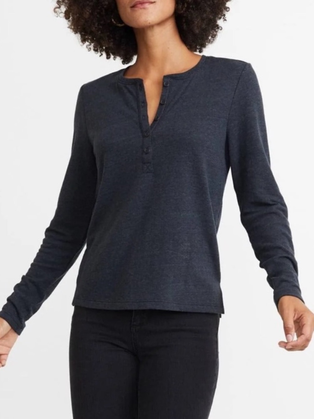 Marine Layer Henley | m black